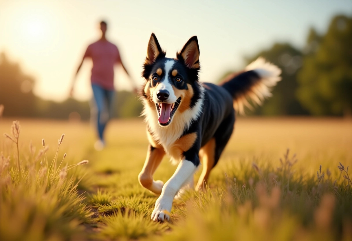 berger australien croisé border collie