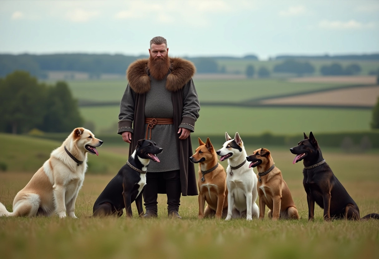 vikings normandie chiens