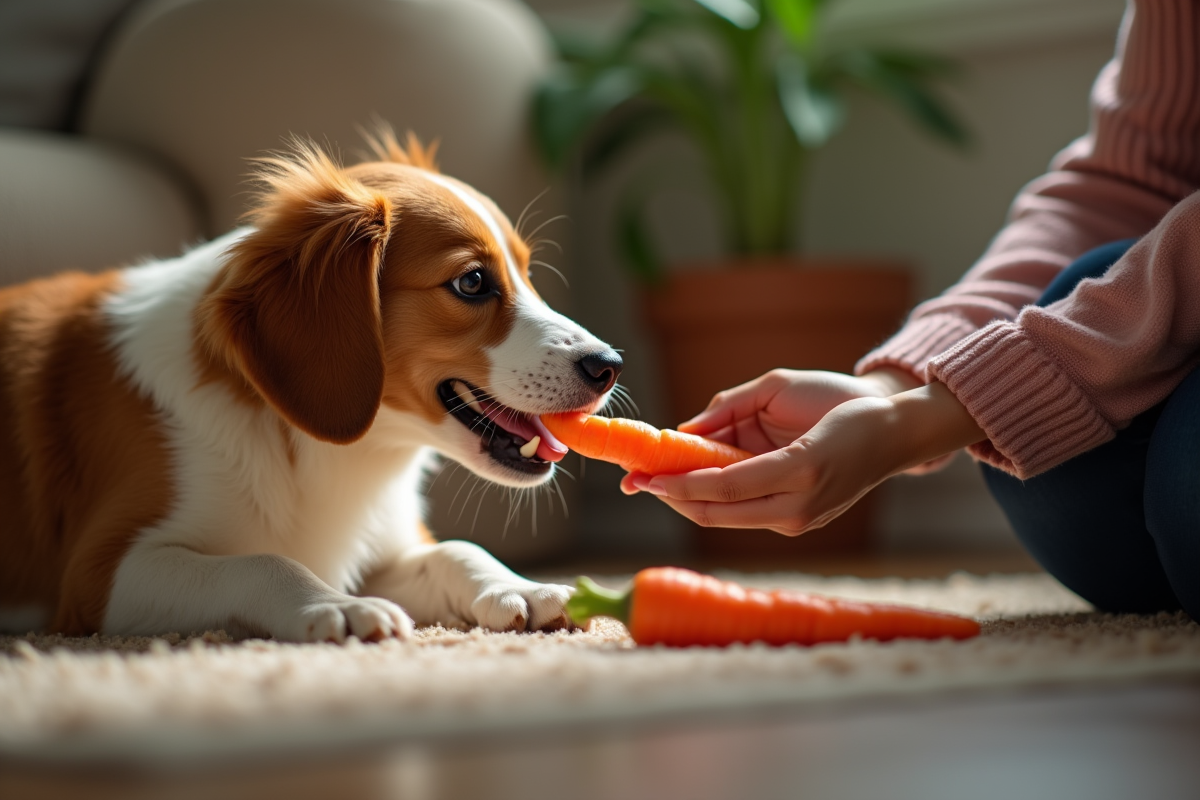 carottes chiens